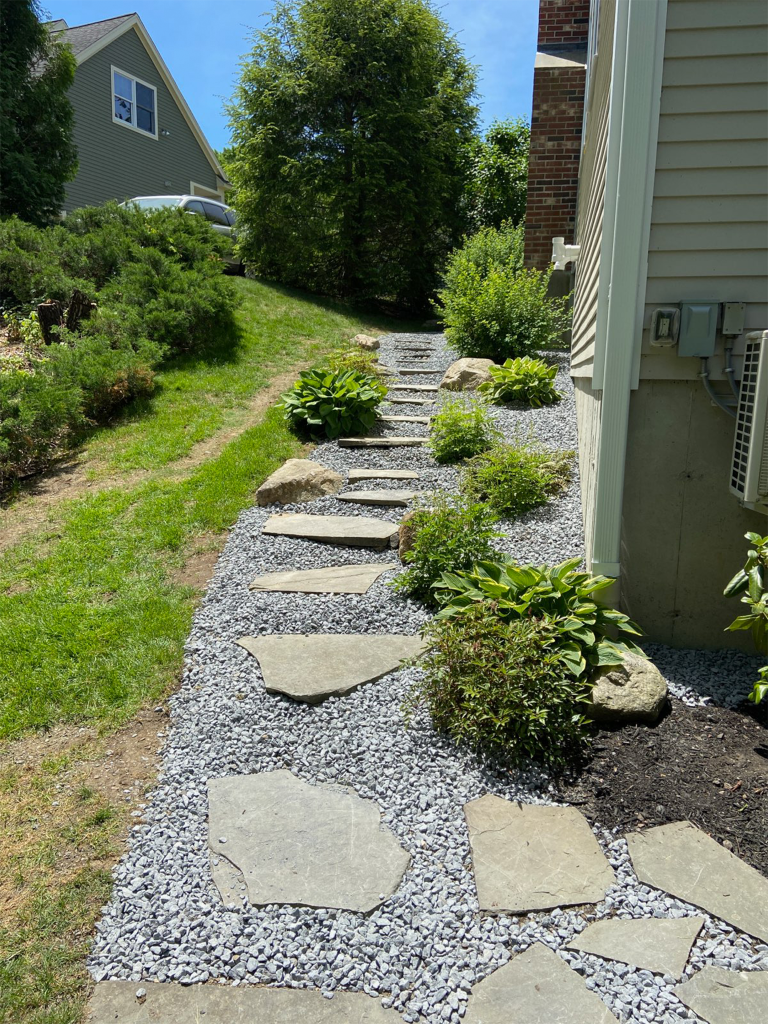 stepping stone walkway